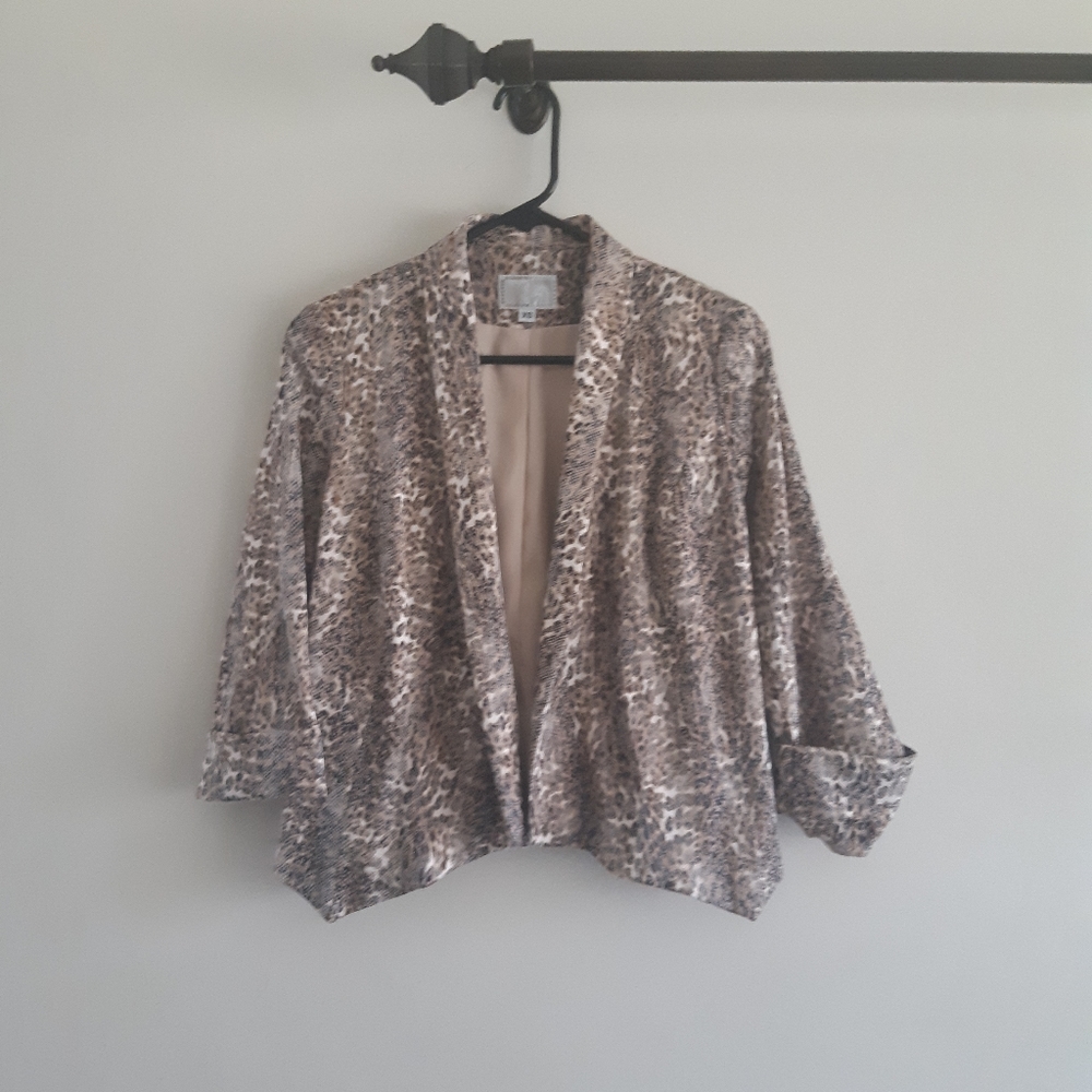Leopard Print Alberto Makali Jacket
